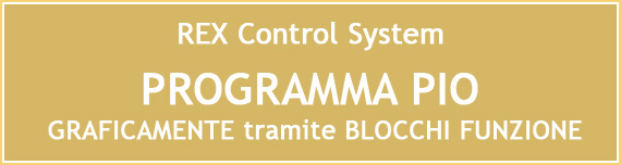 Programma PIO graficamente utilizzando blocchi funzione